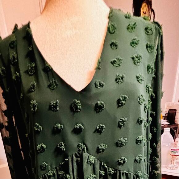 Kirundo NWT Womens Dress Size M Empire Waist 70s Retro Whimscagoth  Retro Sheer - Picture 11 of 15